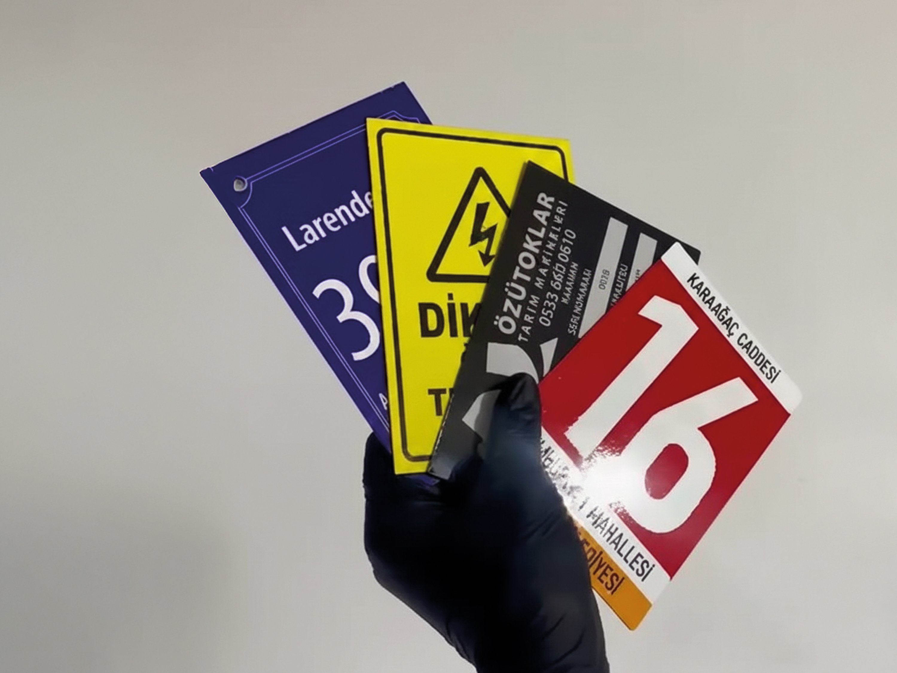 UV Baskı - Uyarı Levhası